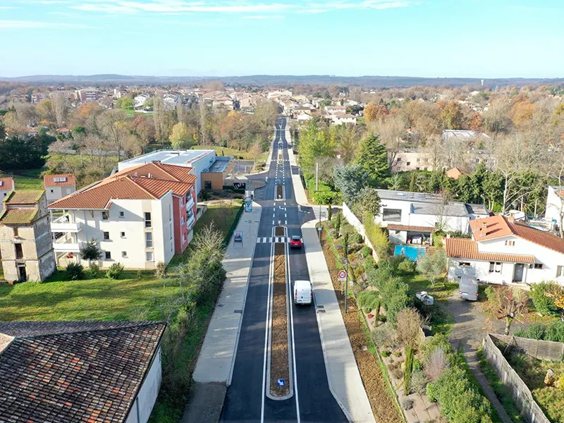 Aménagement route de Toulouse – Leguevin