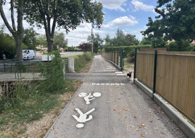 Piste cyclable RD56 – Pins-Justaret